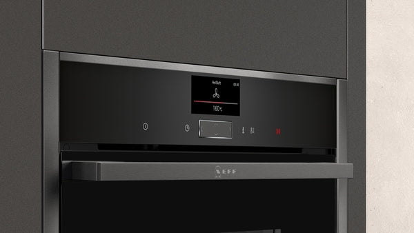 Neff C17MS32G0B, Built-in compact oven with microwave function