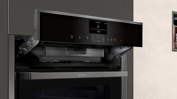 Neff B57VS22G0, Built-in oven with added steam function