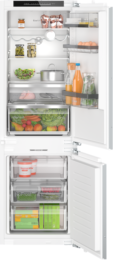 Bosch KIN86ADD0, built-in fridge-freezer with freezer at bottom