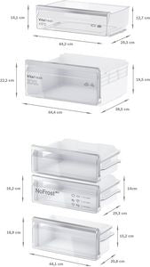 Bosch KIN86ADD0, built-in fridge-freezer with freezer at bottom