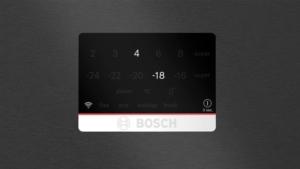 Bosch KGP86AXB0N, free-standing fridge-freezer with freezer at bottom