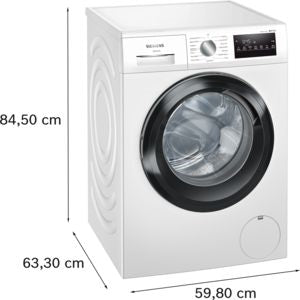 Siemens WM14N208GB, washing machine, frontloader fullsize
