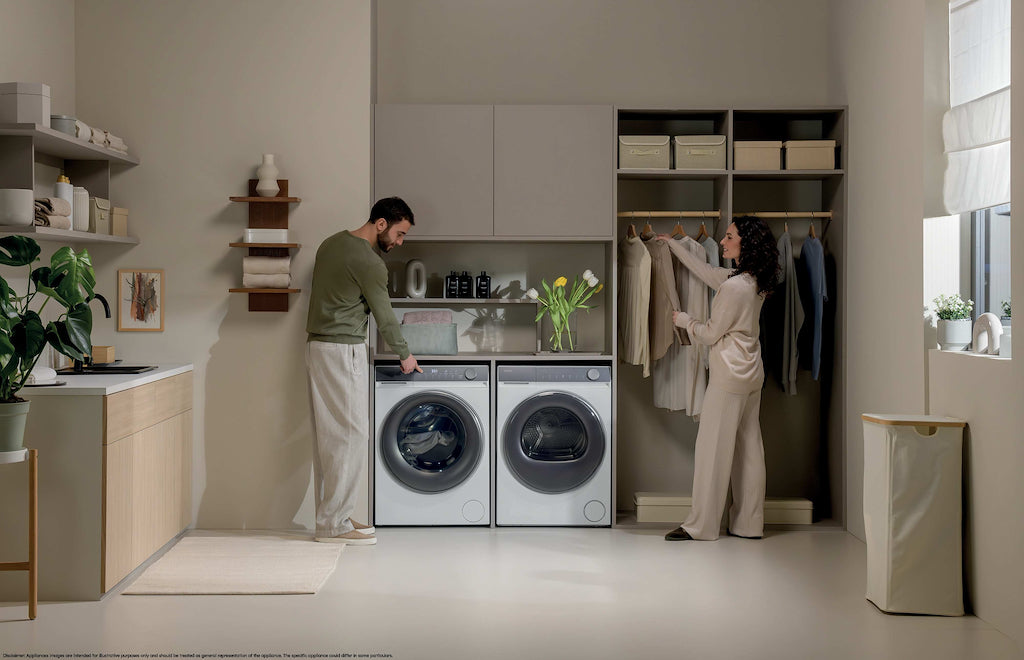 Haier X Series 7 HW90-B14367TU1UK 9kg Washing Machine with A-30% Energy Rating - White