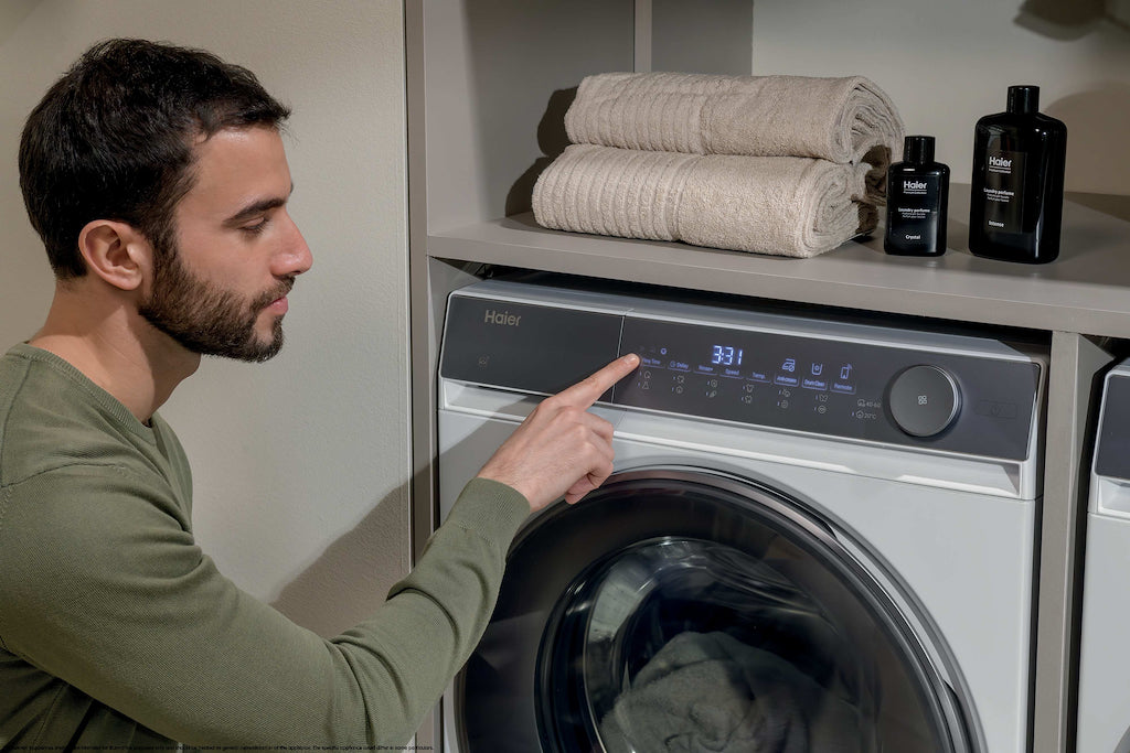 Haier X Series 7 HW90-B14367TU1UK 9kg Washing Machine with A-30% Energy Rating - White