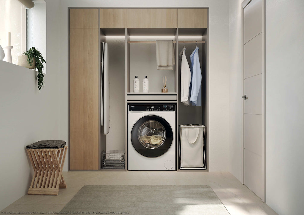 Haier X Series 5 HW120-BP14357UUK 12kg Washing Machine with A-20% Energy Rating - White