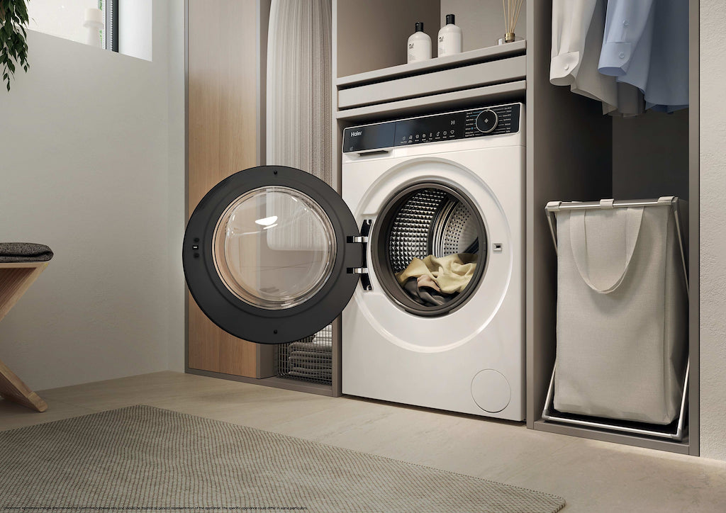 Haier X Series 5 HW120-BP14357UUK 12kg Washing Machine with A-20% Energy Rating - White