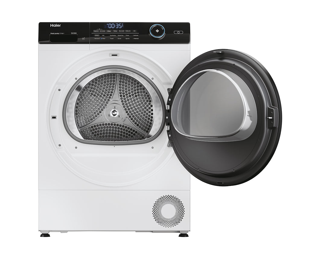 Haier I Pro Series 5 HD110-A2959E-80 11kg Heat Pump Tumble Dryer with A++ Energy Rating - White