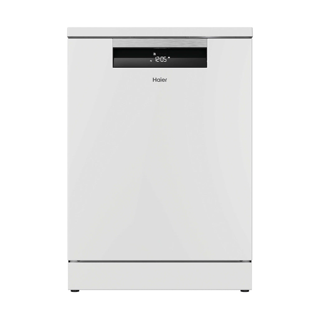 Haier XF 5C7M0W-80 Freestanding 60cm 15 Place Dishwasher with C Energy Rating - White