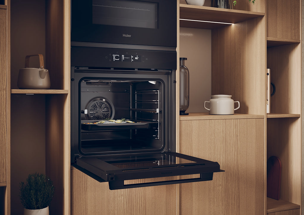 Haier H6 ID25G3HTB2 Built-In Single Oven with Steam Clean and WiFi