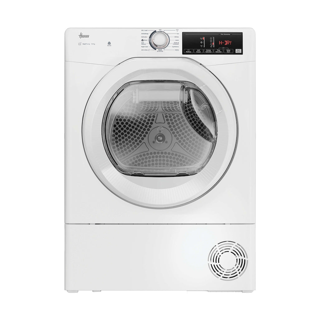 Hoover H-DRY 350 HRE H10N2TE-80 10kg Heat Pump Tumble Dryer with A++ Energy Rating - White