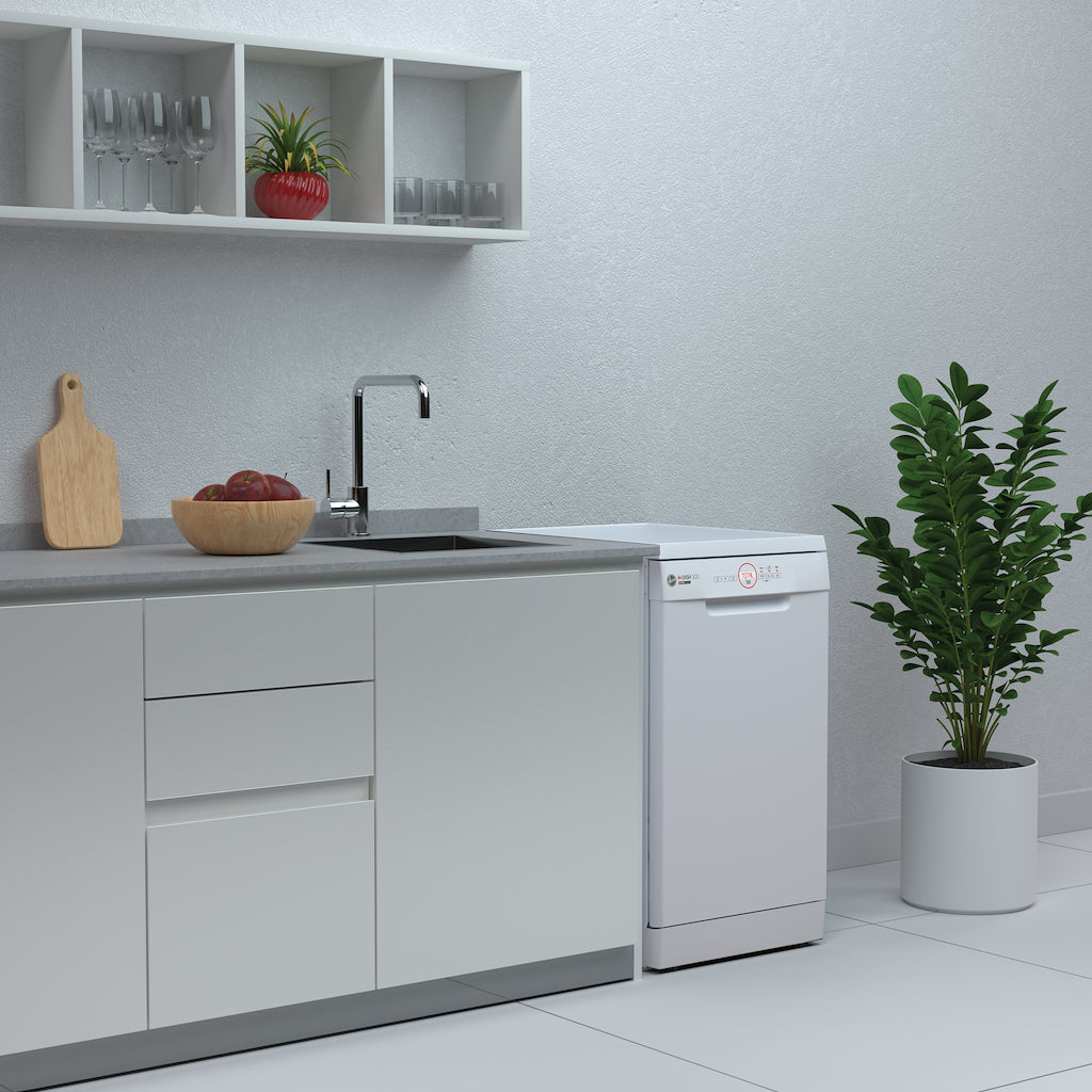 Hoover HDPH 2D1049W Free-Standing Slimline Dishwasher With WiFi