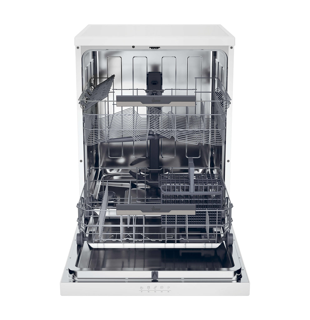 Hoover HFP 4C7E0W-80 Freestanding 60cm 14 Place Dishwasher with C Energy Rating - White