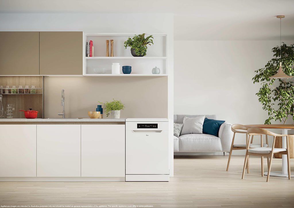 Hoover HFP 4C7E0W-80 Freestanding 60cm 14 Place Dishwasher with C Energy Rating - White