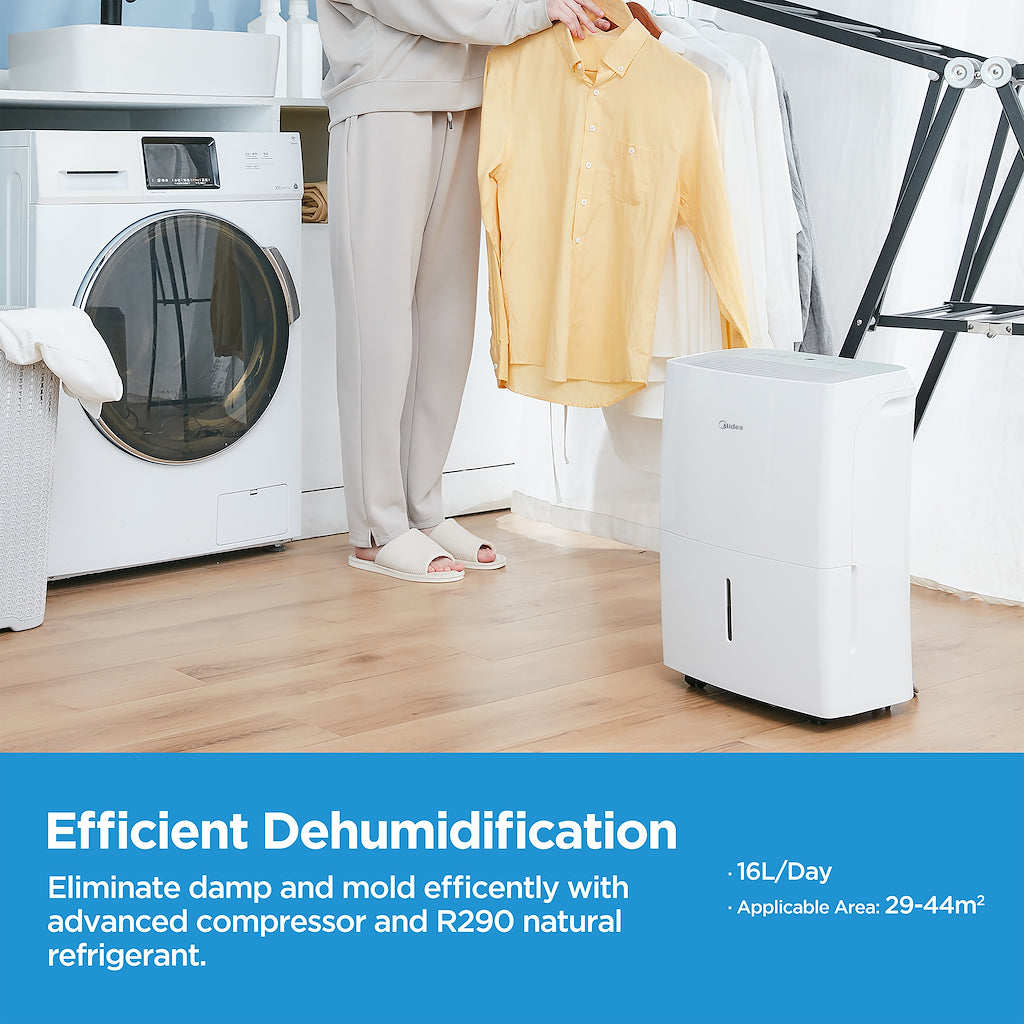 Midea MDDF2-16DEN7-UK 16L Dehumidifier - White