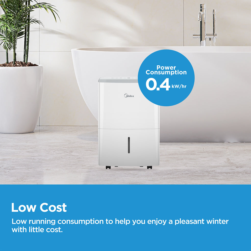 Midea MDDF2-16DEN7-UK 16L Dehumidifier - White