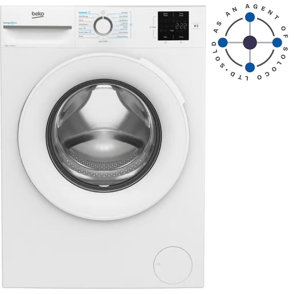 Beko B3W31041W Freestanding 10kg 1400rpm Washing Machine with EnergySpin - White