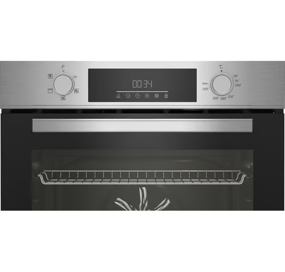 Beko BBAIF22300X 60cm Built-In Single Fan Oven with AeroPerfect™ - Stainless Steel