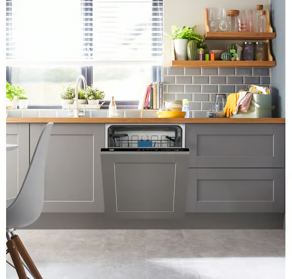 Beko BDIN25430 Integrated Full Size 60cm Dishwasher with SteamGloss