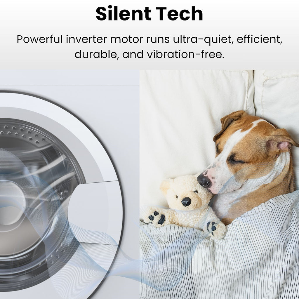 Teknix BITKW814 Integrated 8kg Washing Machine with 1400rpm Spin - White