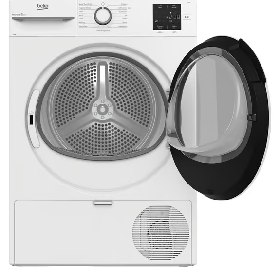 Beko BM3T3922W Freestanding 9kg Heat Pump Tumble Dryer - White