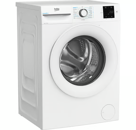 Beko BM3WT3841W Freestanding 8kg 1400rpm Washing Machine with EnergySpin - White