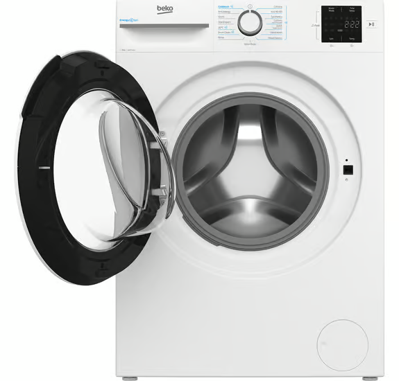 Beko BM3WT3841W Freestanding 8kg 1400rpm Washing Machine with EnergySpin - White