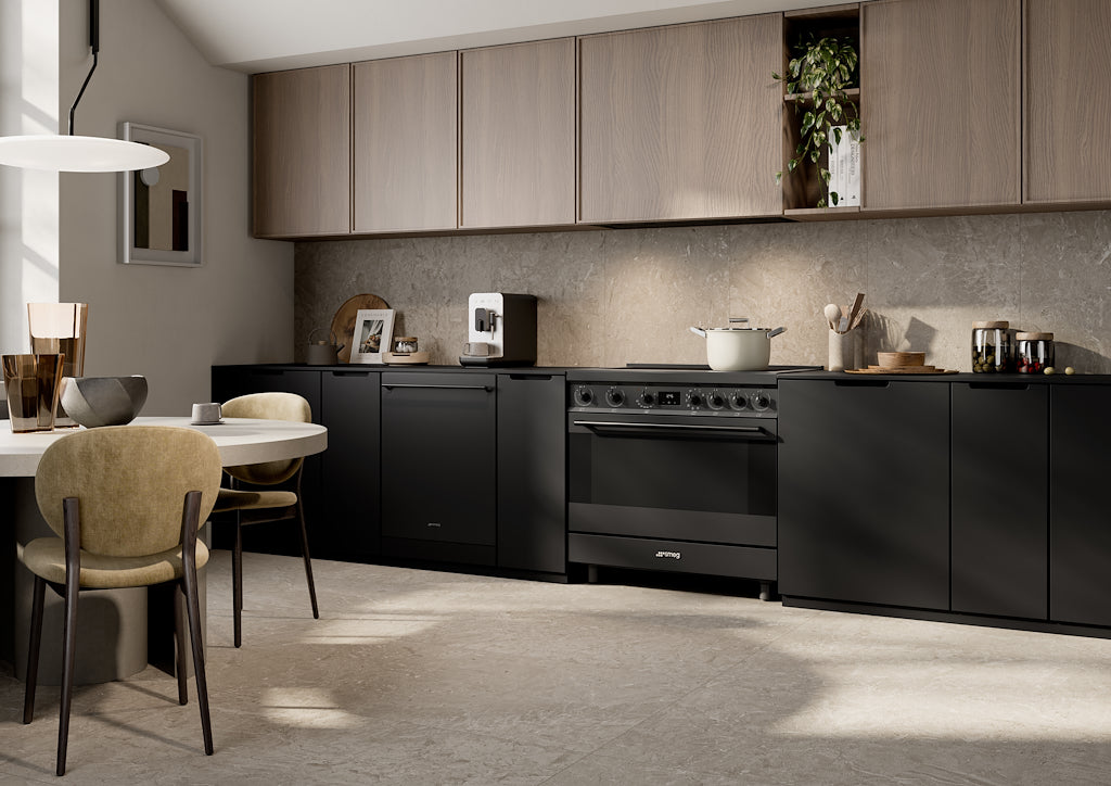 Smeg C9IMN2 90cm Single Cavity Range Cooker with Induction Hob, Black