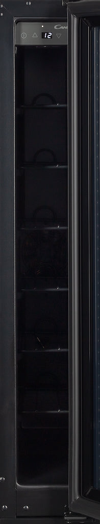 Candy CCVB 15 UK/1 15cm Integrated 7 Bottle Wine Cooler - Black - G Rated