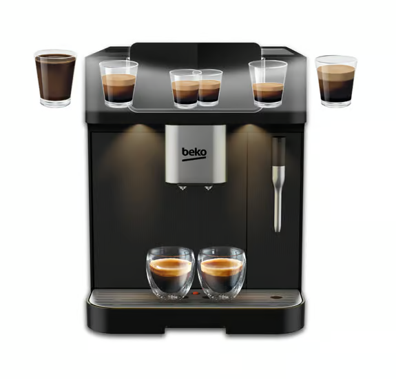 Beko CEG7302B CaffeExperto Bean To Cup Coffee Machine with Steam Wand - Black