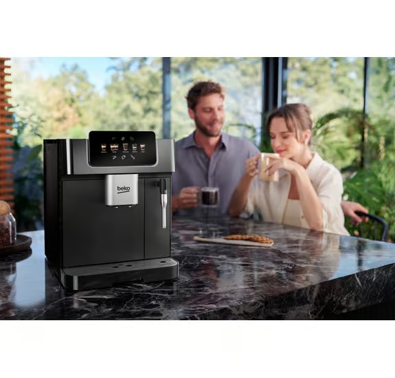 Beko CEG7302B CaffeExperto Bean To Cup Coffee Machine with Steam Wand - Black