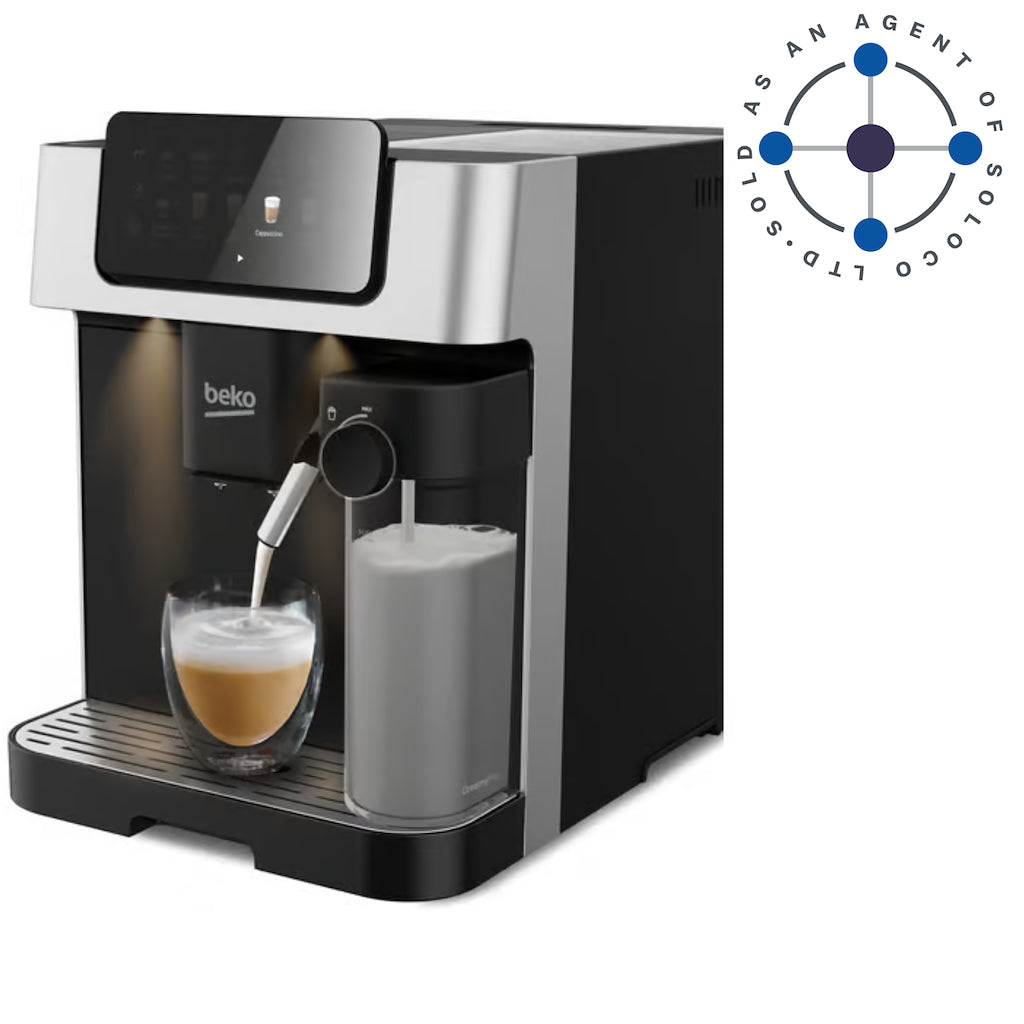 Beko CEG7304X CaffeExperto Bean To Cup Coffee Machine with Integrated Milk Jug - Silver