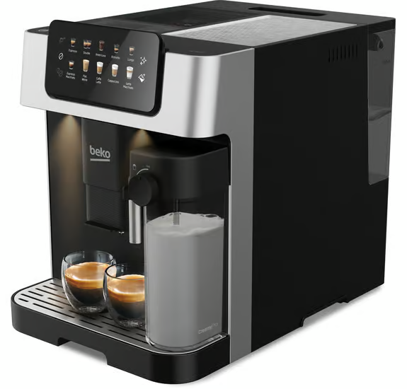 Beko CEG7304X CaffeExperto Bean To Cup Coffee Machine with Integrated Milk Jug - Silver