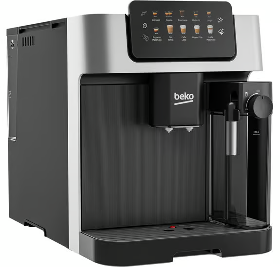 Beko CEG7304X CaffeExperto Bean To Cup Coffee Machine with Integrated Milk Jug - Silver