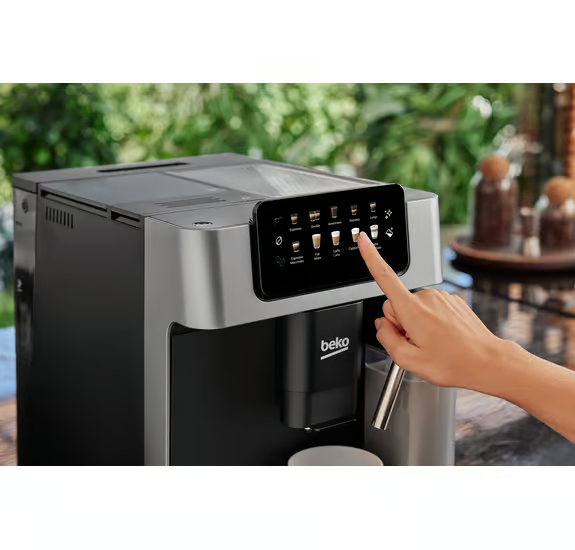 Beko CEG7304X CaffeExperto Bean To Cup Coffee Machine with Integrated Milk Jug - Silver