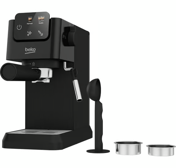 Beko CEP5302B CaffeExperto Manual Espresso Coffee Machine with Steam Wand - Black