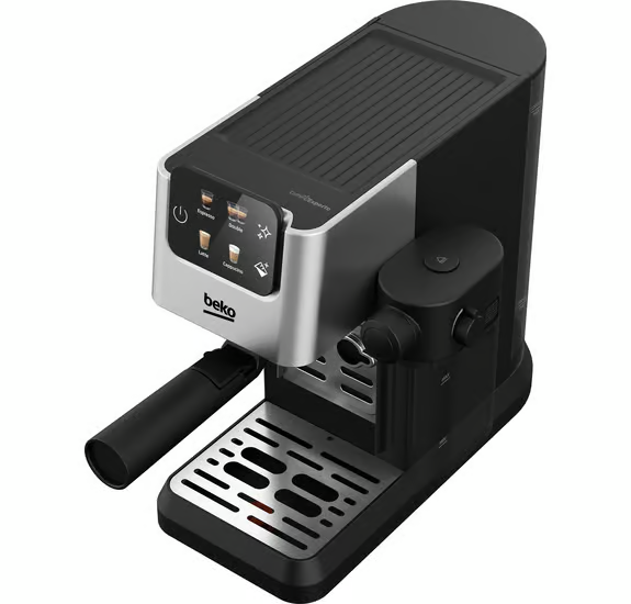 Beko CEP5304X CaffeExperto Semi Automatic Espresso Coffee Machine with Integrated Milk Jug - Silver