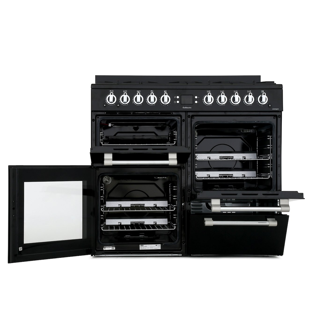 Leisure CK100G232K Cookmaster 100cm Gas Range Cooker - Black