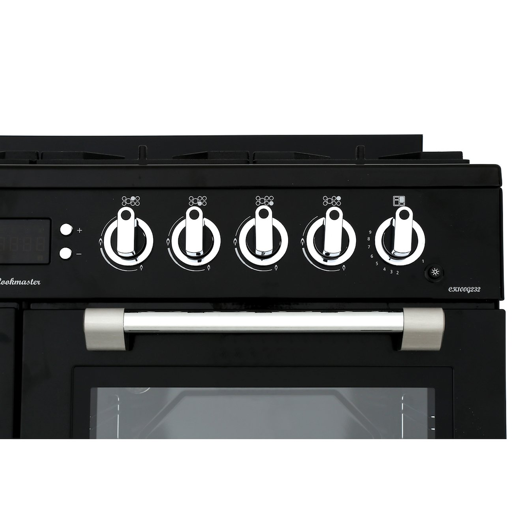Leisure CK100G232K Cookmaster 100cm Gas Range Cooker - Black