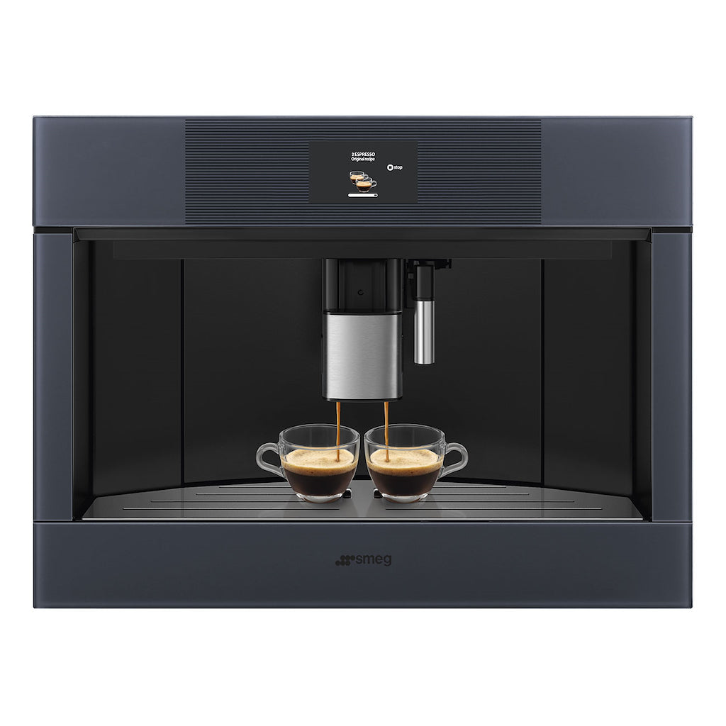 Smeg CMS4104G Integrated 45cm Coffee Maker, Grey