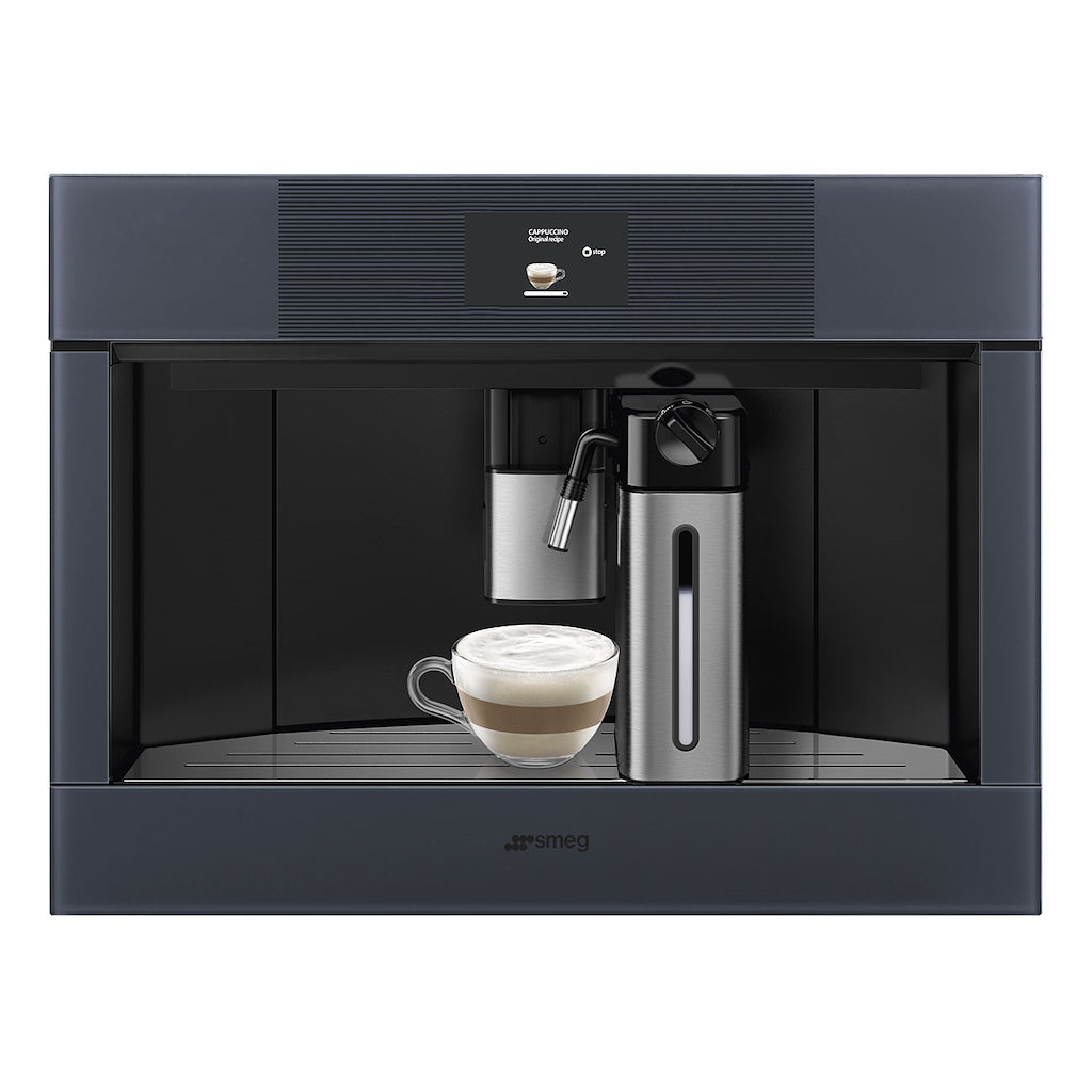 Smeg CMS4104G Integrated 45cm Coffee Maker, Grey