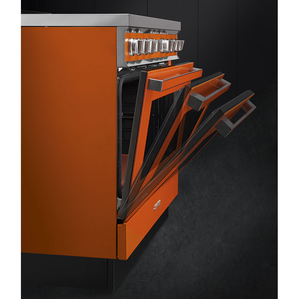 Smeg CPF9IPOR 90cm Portofino Electric Range Cooker, Orange