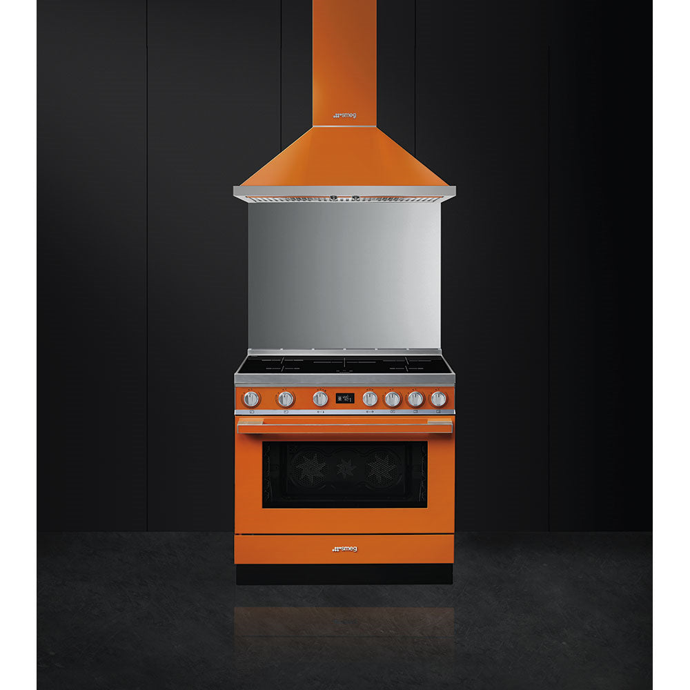 Smeg CPF9IPOR 90cm Portofino Electric Range Cooker, Orange