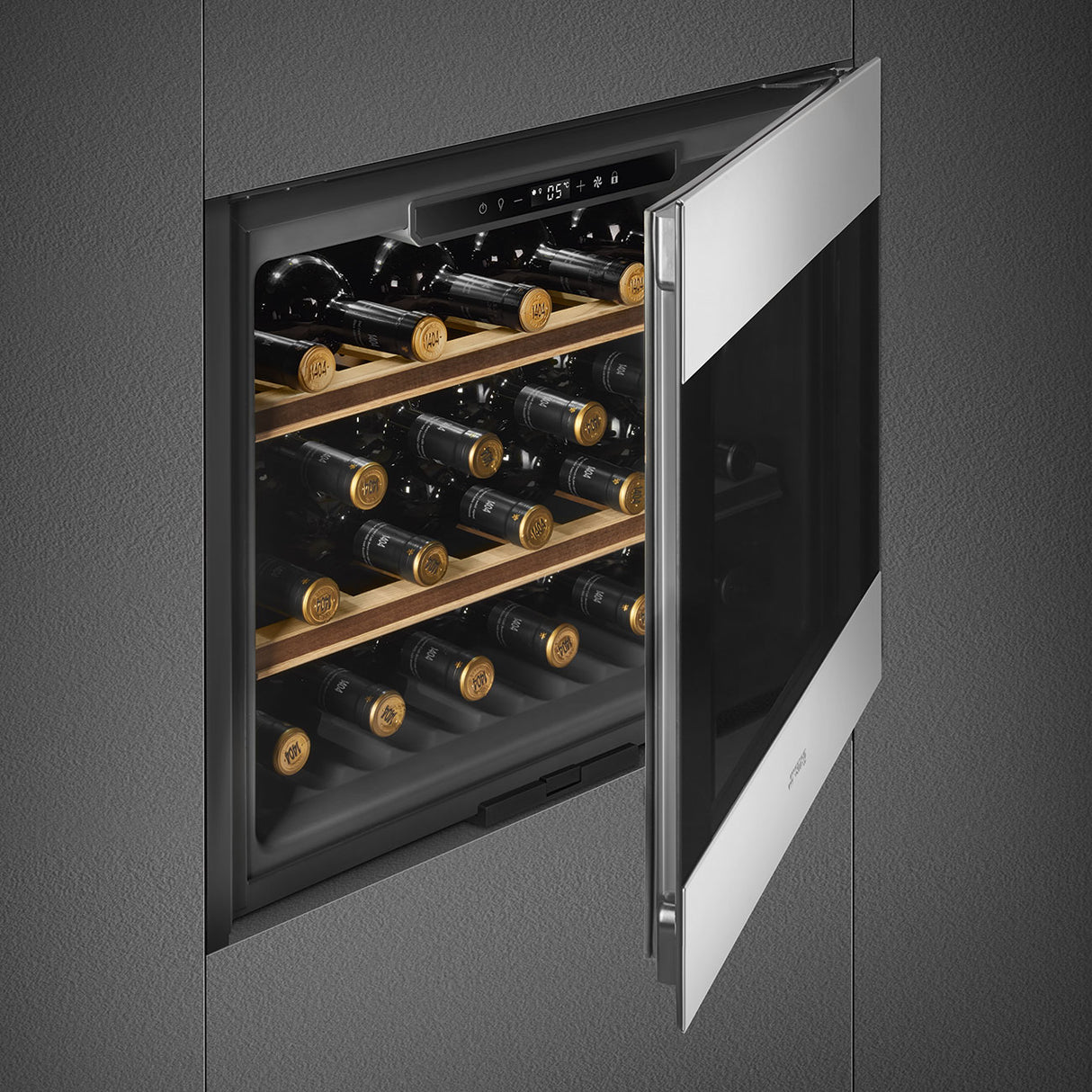 Smeg CVI320XE Built-In Wine Cooler - Stainless Steel