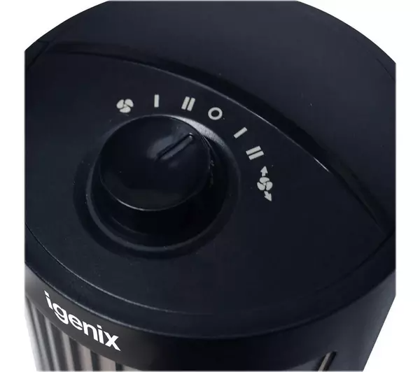 Igenix DF0020 12 Inch Mini Tower Fan Black