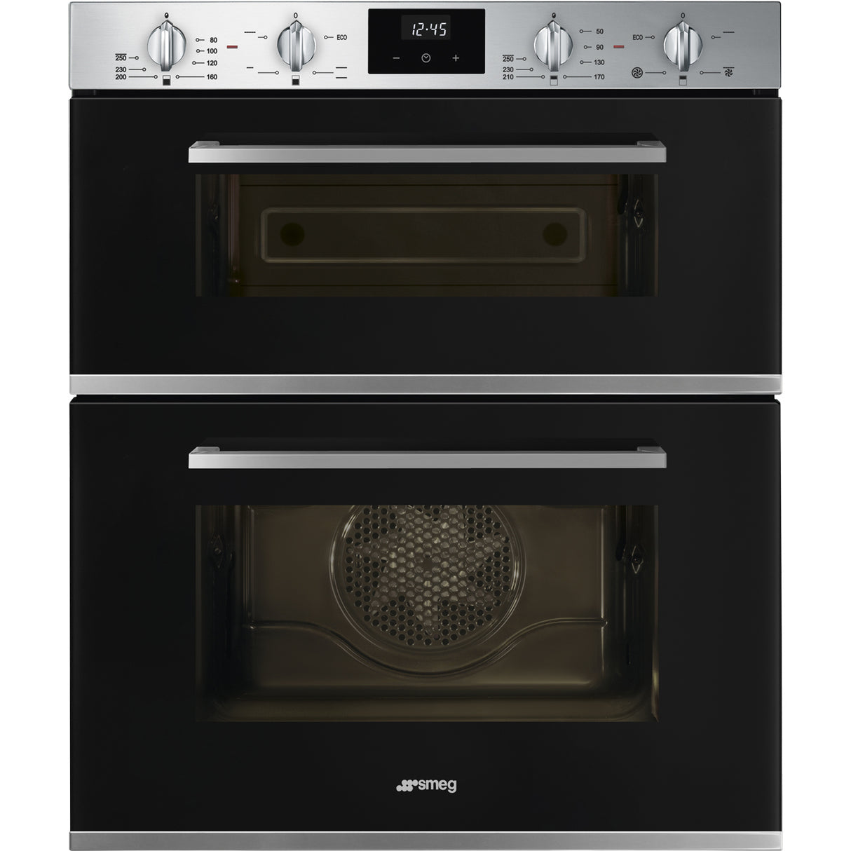 Smeg DUSF400B Built-Under Double Oven - Black