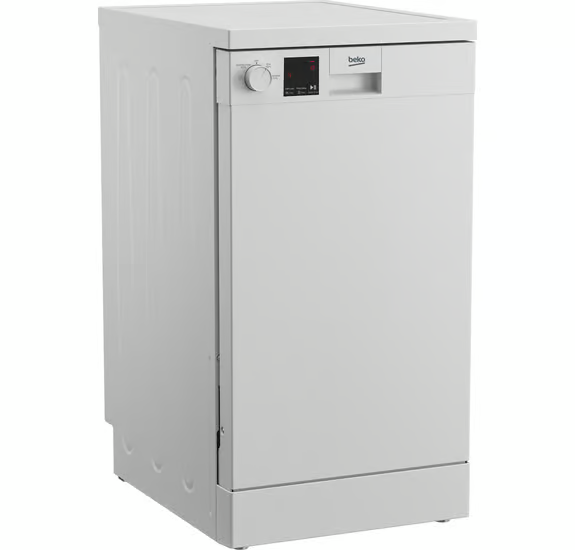 Beko DVS04X20W Freestanding 45cm Slimline Dishwasher - White
