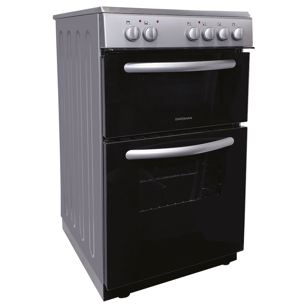 Statesman EDC50S 50cm Double Oven Electric Ceramic Cooker