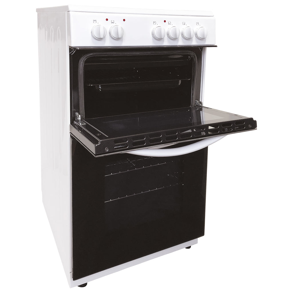 Statesman EDC50W 50cm Double Oven Electric Ceramic Cooker