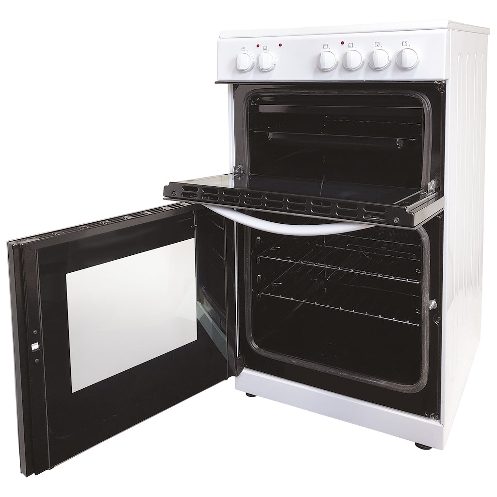Statesman EDC50W 50cm Double Oven Electric Ceramic Cooker