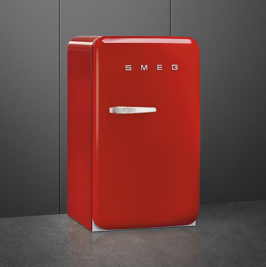 Smeg FAB10HRRD6 Retro Mini Fridge with Ice Box Right Hand Hinge - Red